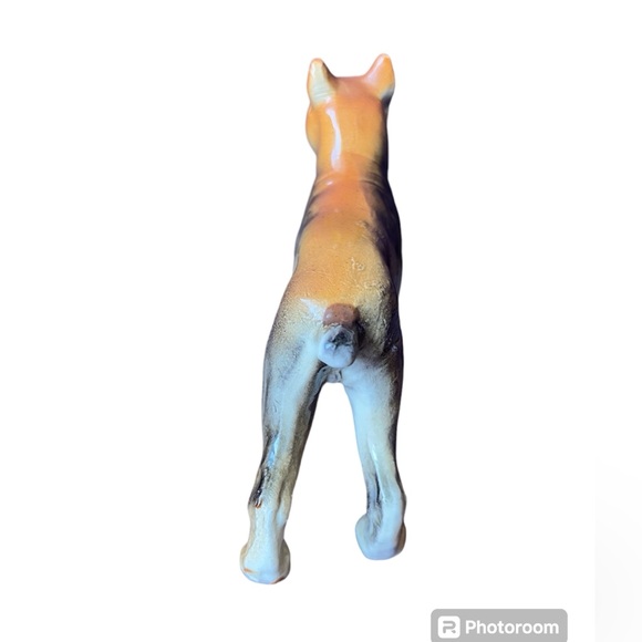 Vintage Porcelain Boxer Dog Figurine - Picture 6 of 7